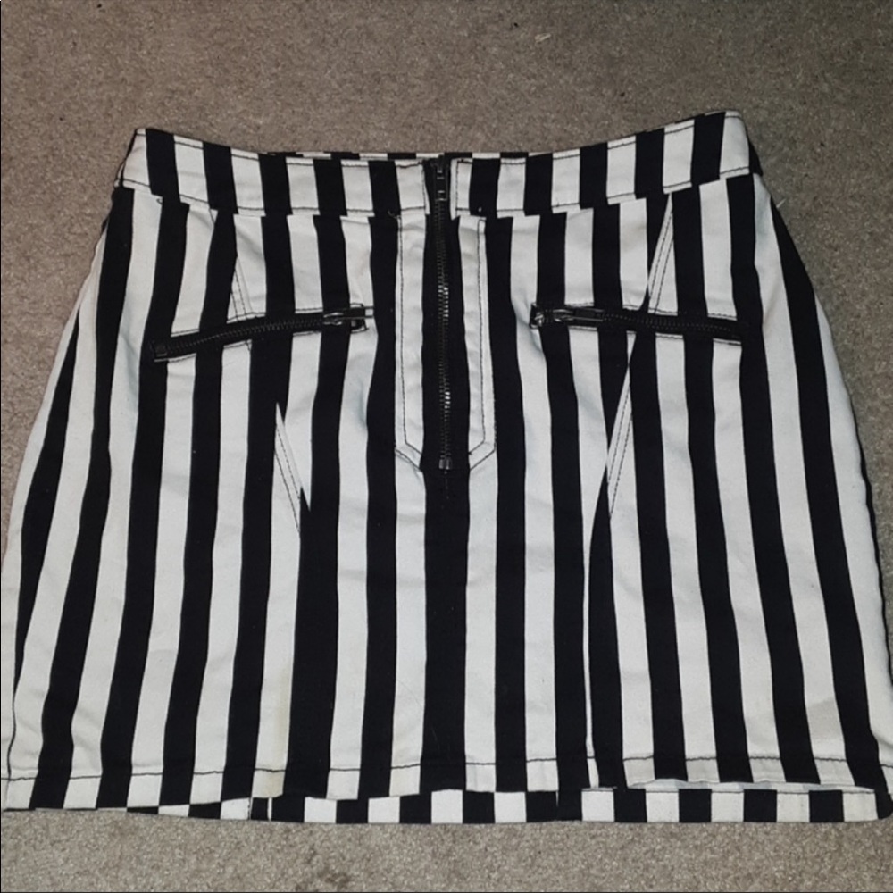 Striped Mini Skirt